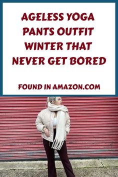 [SponsoredPost] Yoga Pants Outfits-18 Ways To Wear Yoga Pants For Chic Look #greyyogapantsoutfitwinter Pants Outfits