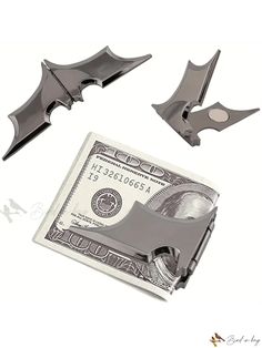 Bird in Bag - Premium Magnetic Money Clip in Bat Shape - Single Piece Cp9 One Piece, Bat Shape, Leather Credit Card Holder, Best Wallet, Wallet Gifts, Christmas Gifts For Men, Money Bag, Money Clip Wallet, Wallet Fashion