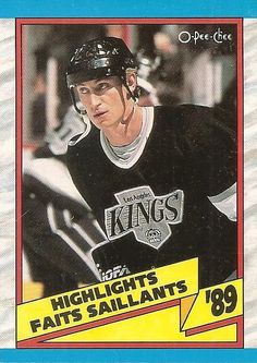 a hockey card with a player on it