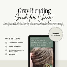 The ultimate guide to finding the perfect stylist, overcoming the challenges of gray coverage, and achieving lower maintenance gray blending