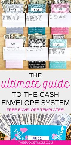 the ultimate guide to the cash envelope system with free envelope templates and printable coupons