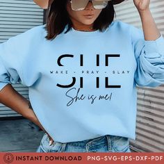 Entrepreneur Girl, Wake Pray Slay, Christian Shirts Designs, Motivational Svg, Boss Girl, Cute Shirt Designs, Shirt Design Inspiration, Looks Chic, T Shirts With Sayings