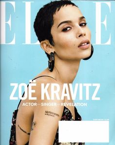 Zoe Isabella Kravitz, Makeup 2018, Leandra Medine, Lisa Bonet, Elle Us, Terry Richardson, Band Rock, Janelle Monáe, Big Little Lies