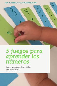 Juegos y actividades para aprender los números y empezar a contar cantidades. Matemáticas manipulativas para educación infantil #preescolar #homeschooling #aprenderjugando Easy Peasy, Montessori