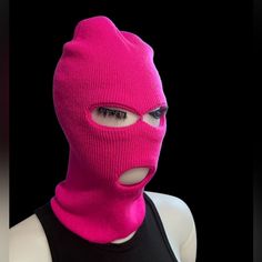 Perfect Fashion Tend To Keep You Warm! Brand New! Never Been Used! Pink Ski Mask, Ski Mask, Pink Ladies, Skiing, Mask, Women Accessories, Brand New, Hats, Pink