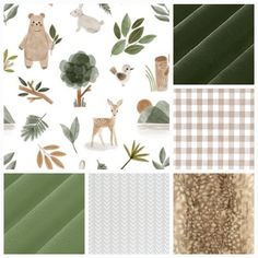 New Release Neutral Crib Bedding- Deer and Bear Woodland Baby & Toddler Bedding Collection - DBC Baby Bedding Co Modern Forest Nursery, Sage Green And Blush Nursery, Nursery Ideas Woodland, Forest Baby Nursery, Woodsy Nursery, Baby Deer Nursery, Green Nursery Boy, Boys Curtains, Baby Boy Crib Bedding Sets