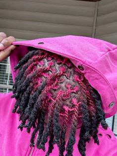 Color For Dreadlocks, Dyeing Locs, Hairstyles For Very Fine Hair, Reverse Ombre Locs, Dread Bob, Dread Colors, Locs Dyed