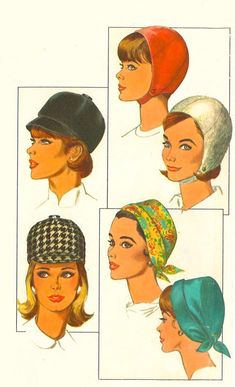 Vintage Fashion 60s, Jockey Hat, 60s Fashion Vintage, 60s Vintage Fashion, Fashion 60s, 1960s Hats, 1960s Patterns, Ladies Hats, Helmet Hat