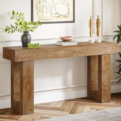 Hooker Furniture 60" Solid Wood Console Table | Wayfair Table Behind The Couch, Farmhouse Entryway Table, Rustic Entryway Table, Behind The Couch, Narrow Sofa Table, Wood Sofa Table, Long Console Table, Farmhouse Console Table