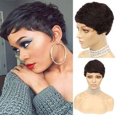 Short Bleached Hair, Bangs For Black Women, Aloe For Hair, Black Pixie, Short Hair Lengths, How To Grow Natural Hair