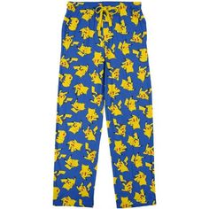 I choose you, Pikachu! Celebrate your favorite Pokemon character in comfort with these cozy sleep pajama pants. The pants feature all over print of Pikachu smiling, waving, and charging. The pants come in blue with a pair of side pockets and an adjustable elastic waistband. Pokemon fans will love these comfy sleep pajama pants. Weird Sweaters, Pokemon Pants, Pokemon Pajamas, Pokemon Faces, Pokemon Jigglypuff, Pokemon Merchandise, Silly Clothes, Pokemon Accessories, Cozy Sleep