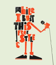 an orange and black poster with the words,'this is not free style '