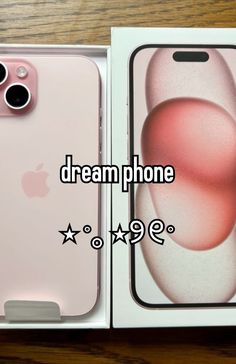 an iphone in its box with the words dream phone