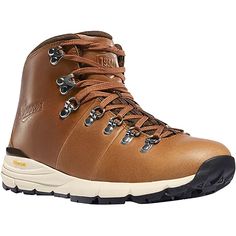 Danner Mountain 600 Full Grain Leather Hiking Boot - Women's - Footwear Functional Leather Lace-up Hiking Boots, Leather Walking Shoes For Outdoor Activities, Leather Moc Toe Walking Shoes For Outdoor Activities, Rugged Outdoor Walking Shoes With Ortholite Insole, Leather Lace-up Walking Shoes For Hiking, Durable Leather Walking Shoes For Outdoor Activities, Leather Waterproof Boots With Rubber Sole For Trail Running, Durable Leather Hiking Boots With Round Toe, Leather Moc Toe Hiking Walking Shoes