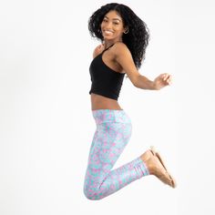 Black women are made of culture, confidence, and soul, and these leggings will do all the talking for you. Comfy enough to wear when running errands, yet stylish to rock while hanging out with the girls on chill days. They’re super stretchy to accentuate most body shapes and sizes. Material Details Super stretchy to fit most sizes Multi, 91% Cotton/9% Elastane Machine wash cold Lay flat to dry Do NOT tumble dry Control top support waistband SIZE CHART (in) XS/S M/L XL/2XL 3XL HIP 15 3/4 16 15/16 Playful Stretch Activewear For Yoga, Trendy High Stretch Spring Activewear, Casual 4-way Stretch Tights, Casual Tight Leggings For Gym, Casual Stretch Leggings For Pilates, Casual Compression Leggings For Pilates, Casual Sports Leggings With Snug Fit, Casual Snug Fit Leggings For Sports, Casual Snug Fit Sports Leggings