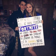 Prom ideas Fortnite Promposal, Best Prom Proposals, Country Prom, Cute Homecoming Proposals