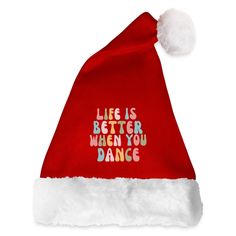 Santa Hat | Riktees Deep Love, Santa Hat, Soft Velvet, Holiday Spirit, Christmas Outfit