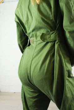 "Fantastic vintage utility workwear jumpsuits from the British Army. Unisex garments, made for men but we have the rare smaller sizes too which are perfect for women. - Tough overalls made for the military - built to last - 2 hip pockets (may have additional) - Made from a quality polyester cotton blend - Velcro front makes them easy to take on and off (some blue may have zips instead) - Ideal for many projects: industry personnel, technicians, mechanics, DIY jobs or fashion - Can be tightened a Long Sleeve Cotton Overalls With Buttons, Cotton Overalls With Sleeves And Buttons, Fall Utility Shortalls For Workwear, Cotton Shortalls For Workwear In Fall, Fitted Utility Overalls With Pockets, Fitted Solid Color Utility Overalls, Workwear Overalls With Bib Front And Buttons, Solid Color Fitted Utility Overalls, Fitted Utility Overalls In Solid Color