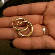 Reposhing This Item I Purchased From @Mikemarinlove. Loved It, But Ready To Rotate For Something New. Questions? Leave A Comment Below! Jewelry Real, Earrings Color, Gold Gold, Leave A Comment, Something New, Gold Jewelry, Jewelry Earrings, Hoop Earrings, Women Jewelry