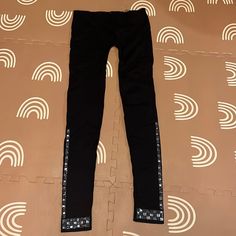 See Picture Rhinestone Leggings, Rhinestone Designs Pattern, Diy Rhinestone, Rhinestone Designs, See Picture, Black Leggings, Pant Jumpsuit, Pants For Women, Leggings