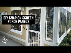 an image of porch panels with text overlay