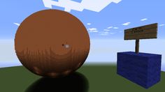 an egg and a sign in minecraft