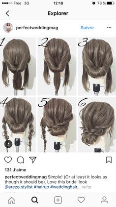 Hairstyles For Bridesmaids, Ciara Hair, Hair Updos Tutorials, Easy Hair Updos, Homecoming Hair Down, Peinados Fáciles Para Cabello Corto, Summer Hairstyles For Medium Hair, Bridesmaid Hair Updo, Hair Up Styles