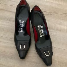 Very Classy Salvatore Ferragamo Heels Brand New Replaced Bottom Soles ($80) Excellent Condition Guaranteed Authentic! Ferragamo Heels, Salvatore Ferragamo Pumps, Ferragamo Pumps, Salvatore Ferragamo Shoes, Ferragamo Shoes, Salvatore Ferragamo, Size 4, Pumps, Brand New