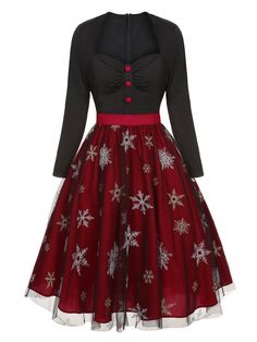 Gothic Christmas Outfit, Classy Christmas Outfit, Christmas Outfit Dresses, Christmas Dress Outfit, Christmas Gown, Retro Stage, Christmas Cozy, Costumes Dresses, Trendy Christmas Outfits