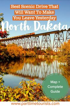 the best scenic drive that will want to make you leave westerday north dakota map complete guide