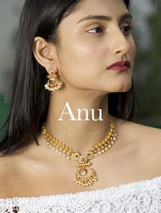 Uncut Necklace, South Indian Temple, Indian Jewelry Set, Earring Indian, Temple Jewelry Necklace, Bridal Necklace Designs, Neck Pieces Jewelry, New Gold Jewellery Designs