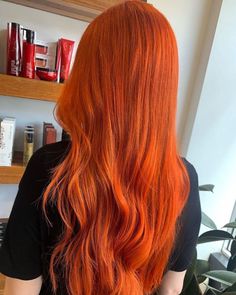 Ginger Hair Bright, Copper Hair Bright, Cooper Orange Hair, Tangerine Hair Color, Orange Hair Natural, Bright Ginger Hair, Orange Copper Hair, Orange Ginger Hair, Orange Hair Bright