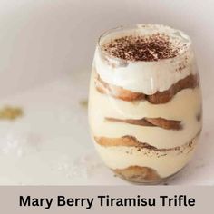 Mary Berry Tiramisu Trifle Recipe Mary Berry Simple Comforts Recipes, Tiramisu Trifle Recipe, Berry Desert, Berry Tiramisu, Tiramisu Trifle, Pea And Mint Soup, English Trifle