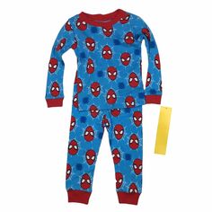 2t Toddler Boys Marvel Spiderman 2-Piece Long Sleeve Shirt Pant Snug Fit Gift New With Tags * Size: 2t * Color: Blue / Red / White / Black * 100% Cotton * Machine Wash Cold * 2 Piece Set Playful Crew Neck Winter Sets, Character Print Cotton Long Sleeve Sets, Playful Winter Sets With Crew Neck, Cotton Long Sleeve Sets With Character Print, Long Sleeve Character Print Playtime Sets, Playful Long Sleeve Sets With Character Print, Playful Long Sleeve Character Print Sets, Playful Character Print Long Sleeve Sets, Casual Long Sleeve Character Print Sets