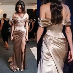 Side Split Prom Dress, Chic Prom Dresses, Split Prom Dresses, Long Prom Dresses, فستان سهرة, Satin Prom Dress, Cheap Prom Dresses, Party Gowns, Long Prom Dress