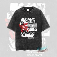 Kimetsu Shirt, Kimetsu, Comic, Comic Shirt, Anime Japanese Shirt, Vintage Anime Shirt, Anime Shirt, Manga Shirt, Retro and Vintage Style, Gift Otaku. ☁ Comfy and aesthetic anime print T-shirt. Our Anime T-shirts will be a great addition to your looks. This Japanese style T-shirt looks perfect for all seasons. Great for parties and casual wear! You will look incredible wearing this grunge T-shirt and you will not be able to count the number of compliments you will receive. This product can be an Anime Apparel, Japanese Shirt, Retro Anime, Japanese Pop Culture, Vintage Anime, Anime Shirt, Art Clothes, Tops For Leggings, Unisex Shirt