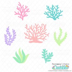 corals and seaweed svt cut files