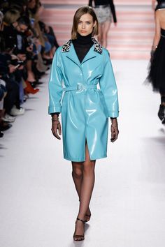 Pvc Outfit, Birgit Kos, Vinyl Fashion, Milano Fashion Week, Lorenzo Serafini, Vogue Russia, Raincoats For Women, Fall 2017