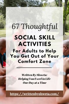 social skills, social skill activities Social Emotional Learning For Adults, Adult Social Events, Life Skill Group Activities, Social Ideas Activities, Recreational Therapy Activities For Adults, Co-occurring Disorders Group Activities, Inclusion Activities For Adults, Relaxation Activities For Adults, Group Ideas For Adults