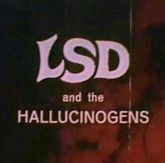 the logo for lsd and the hallucinogens is seen in this undated image