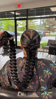 Creative Braid Hairstyles, Weave Ponytail Hairstyles, Weave Ponytail, Cute Braided Hairstyles