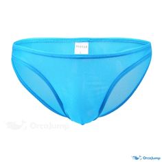 Orcajump - Stylish and Seductive Low-Rise Bikini Bottoms, Perfect for Sale Light Blue Stretch Swimwear For Party, Fabric Names, Briefs, Low Rise, Pouch, Silk, For Sale, Blue