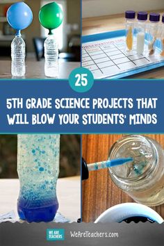 some science projects that will blow your students'minds around the house and make them feel like they are doing something