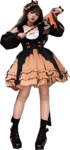 Harajuku Style Ruffled Halloween Dresses, Fairy Kei Style Black Dress For Halloween, Fairy Kei Black Dress For Halloween, Black Fairy Kei Dress For Halloween, Cute Mini-length Halloween Dress, Cute Mini Length Halloween Dress, Cute Mini Dress For Halloween, Cute Mini Halloween Dress, Harajuku Style Ruffled Party Dress