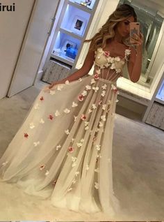 Sexy Bodycon Floral Sequined Long Dress · KoKo Fashion · Online Store Powered by Storenvy White Prom Dress Long, Flower Prom Dress, Beautiful Prom Dresses, Prom Dresses Online, Dress Stores Online, Sweet 16 Dresses, Dress Flower, Sweet Dress, Long Prom Dress