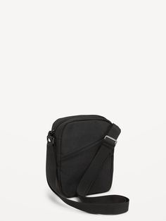 zip top closure zip front pocket adjustable buckled strap Holiday Gifts For Men, Nylon Crossbody Bag, Crossbody Bag Black, Old Navy Men, Jack Black, Black Cross Body Bag, Zip Top, Front Pocket, Old Navy