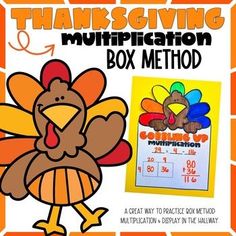 a thanksgiving themed box method with a turkey