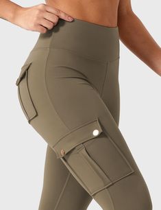 Our versatile Cargo Workout Leggings feature a high-waisted design for a flattering fit, complete with convenient cargo pockets. Constructed from moisture-wicking fabric, they provide excellent support for any workout while keeping you dry and comfortable. Elevate your activewear collection.   Feature    High waist support   Compression waistband   Pockets design   Anti-squat, non-see-through   Moisture-wicking, 4-way stretch   Butter-soft, skin-friendly    Fabric     75% Nylon + 25% Spandex Summer Clearance Sale, Pockets Design, Summer Clearance, Leggings With Pockets, Sport Bra Top, Soft Skin, V Cuts, Top Sales, Gym Wear