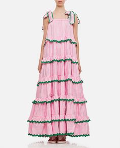 Fun Dresses, Cotton Maxi Dress, Flowing Dresses, Pink Maxi, Guest Dress, Cotton Maxi, Maxi Dress Cotton, Guest Dresses, Bow Tie