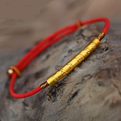 Tibetan Mantra, Kabbalah Bracelet, Buddhist Bracelet, Lucky Charm Bracelet, Om Charm, Mantra Bracelet, Tibetan Bracelet, Om Mani Padme Hum, Red String Bracelet